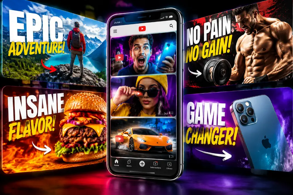 High-contrast thumbnail concept designed to stand out in a YouTube feed