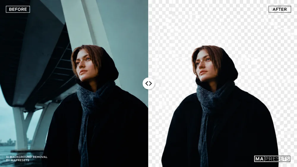 AI background remover tool card for isolating subjects and preparing clean assets