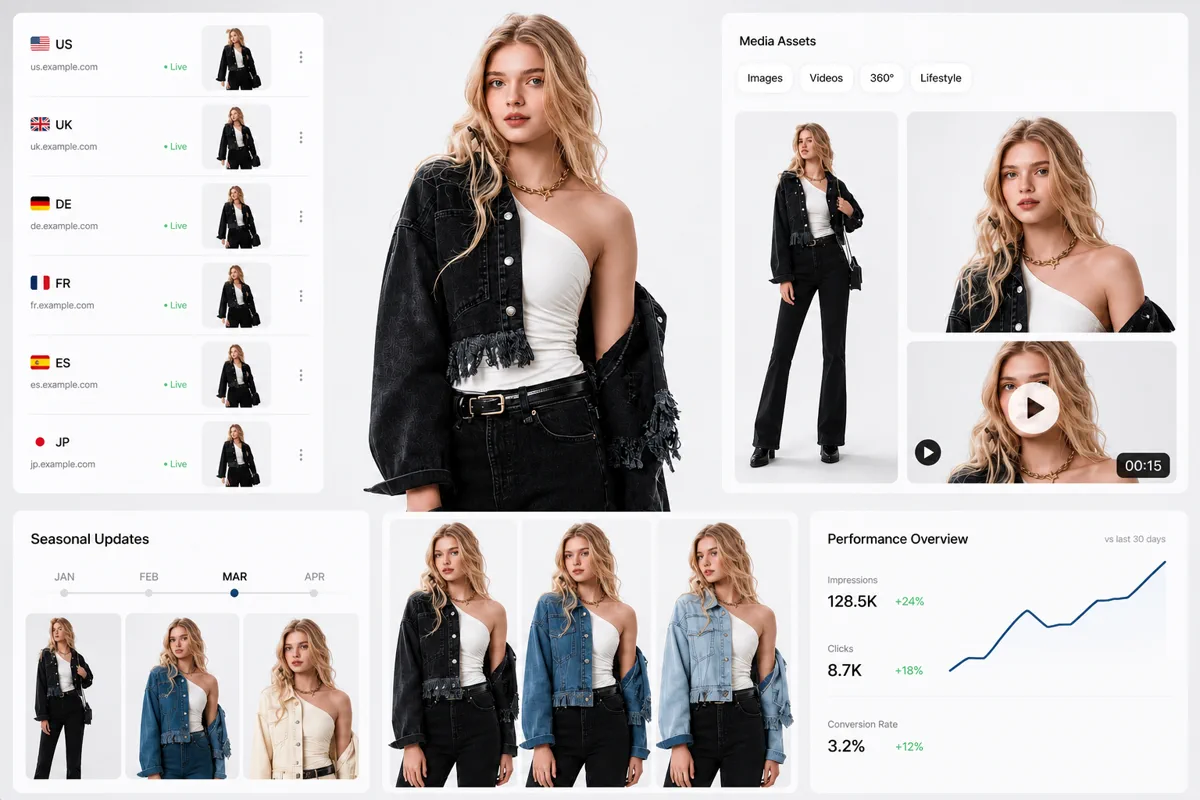 E-commerce product video variations for global listings and seasonal campaigns